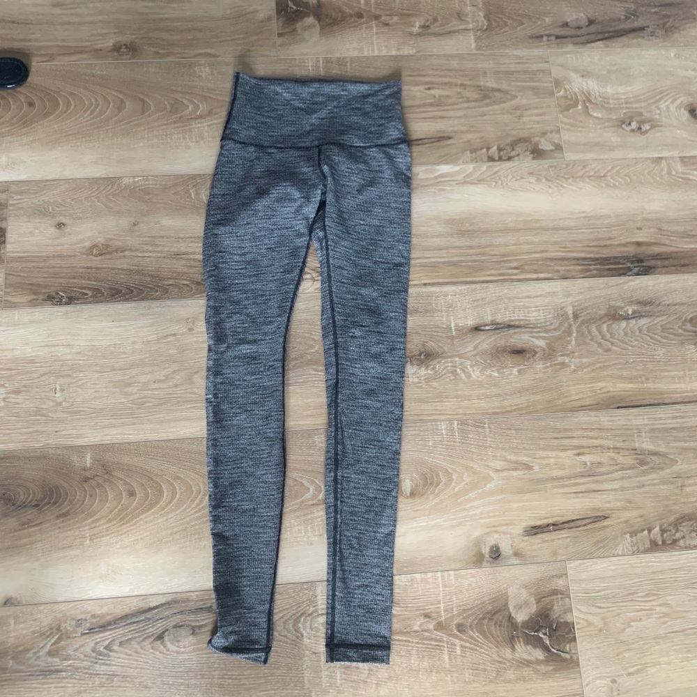 lululemon wunder under high rise grey size 6 28”